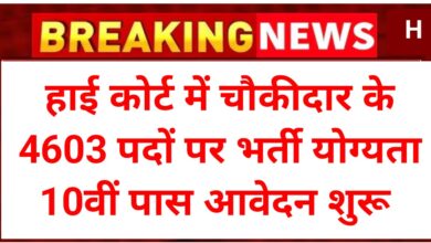 High Court Cokidar Vacancy